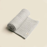 Load image into Gallery viewer, Organic Weightless Waffle Baby Blanket | Silver
