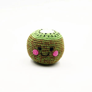 Organic Crocheted Fruit Rattle | Friendly Kiwi