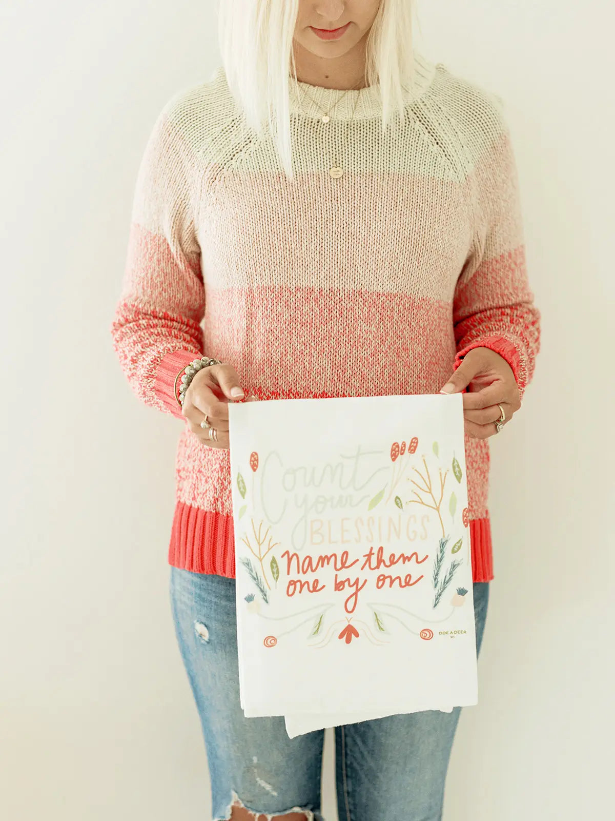 Count Your Blessings | Flour Sack Towel