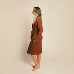 Load image into Gallery viewer, The Organic Weightless Waffle Robe - Clay
