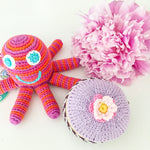 Load image into Gallery viewer, Organic Crocheted Rattle Toy | Octopus
