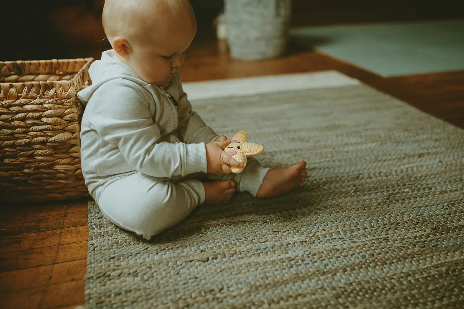 Organic Crocheted Nature Rattle | Friendly Star